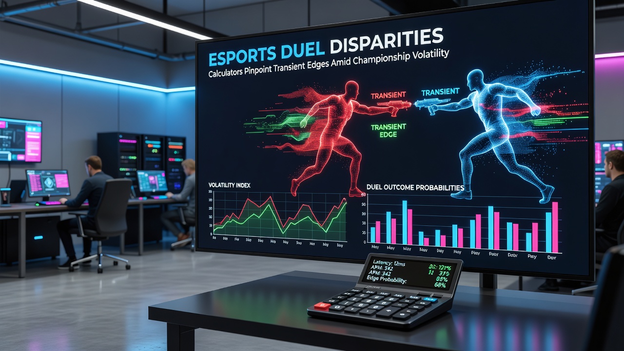 Live esports odds disparity chart showing calculator-detected edges during championship volatility